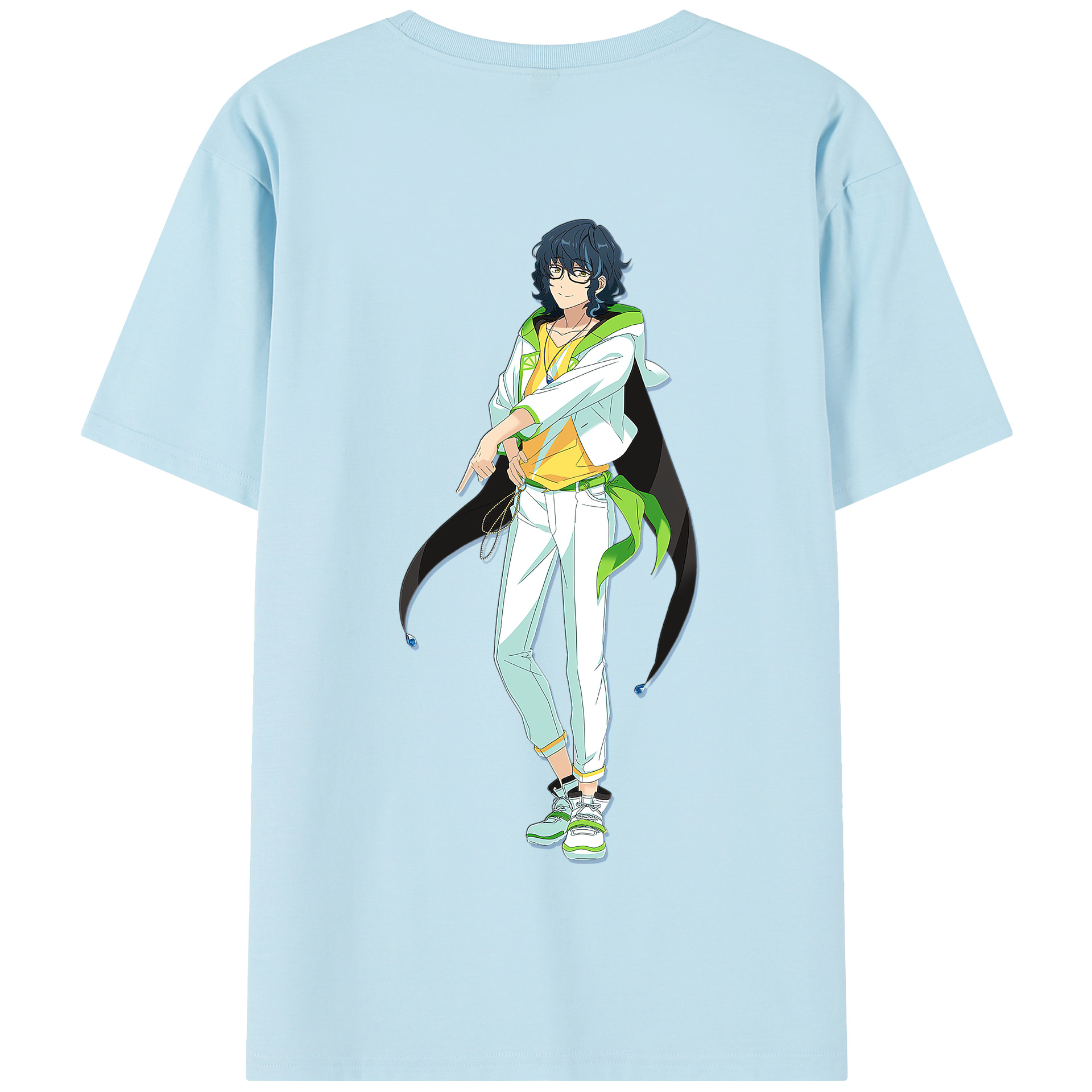 （画像用） あんさんぶるスターズ! Ensemble Stars 綿100％半袖Tシャツ（背面プリント）